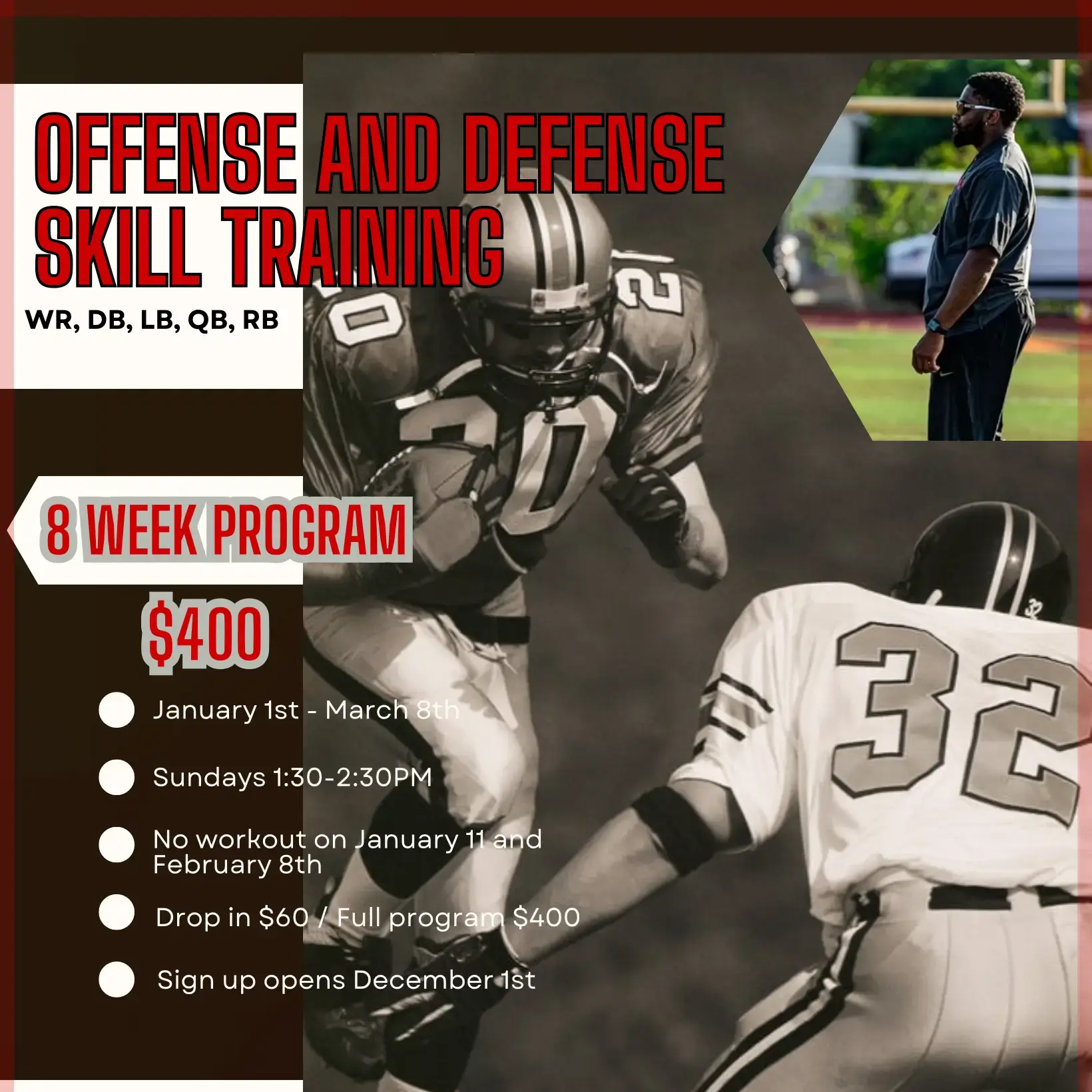 Off Season Offense & Defense Training